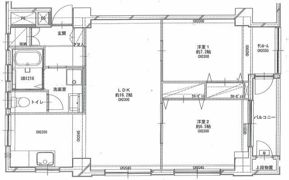 須磨マンションの間取り画像