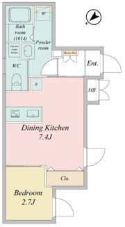 LiveFlat門前仲町の間取り画像