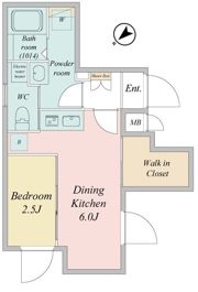 LiveFlat門前仲町の間取り画像
