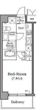 レジディア用賀の間取り画像