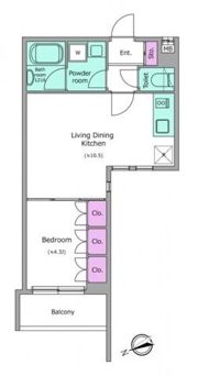 ラクラス四谷の間取り画像