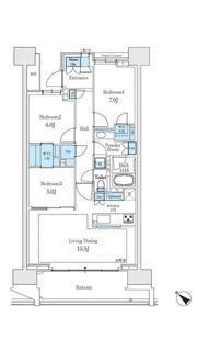 HARUMI FLAG PARK VILLAGE F棟の間取り画像