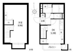 LEGALAND大岡山Annexの間取り画像