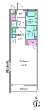 レジディア笹塚の間取り画像