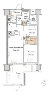 ブランシエスタ西馬込の間取り画像