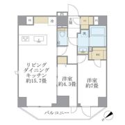 ルネサンス赤坂プレミアムコートの間取り画像