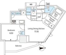 ザ・パークハウス三田タワーの間取り画像