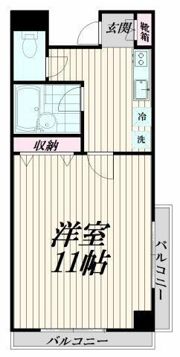 メルベイユⅡの間取り画像