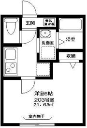 カーサ・コモドの間取り画像