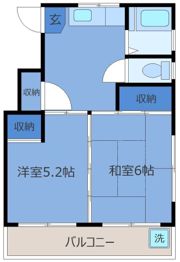マンショントライポートの間取り画像