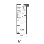 ブランシエスタ品川大井町パークエッジの間取り画像