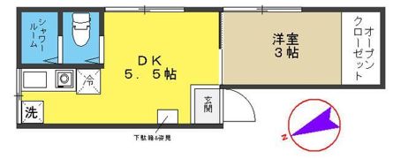 メットハウスの間取り画像