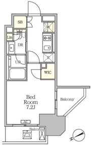 ザ・パークハビオ大森山王の間取り画像