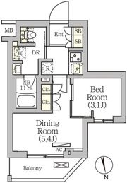 ARKMARK南品川の間取り画像