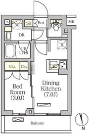 ARKMARK南品川の間取り画像