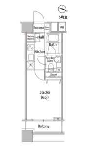 ファーストリアルタワー新宿の間取り画像