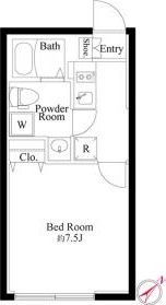 ハーモニーグラシア代々木の間取り画像