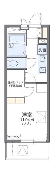 レオパレスラボール Ⅱの間取り画像