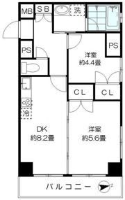 レジデンス上野の間取り画像