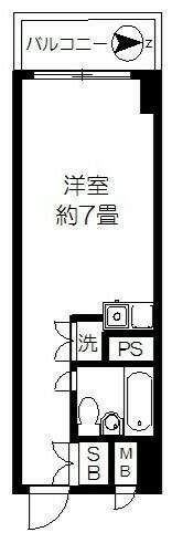 レジデンス上野の間取り画像