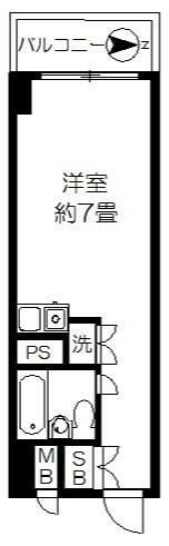 レジデンス上野の間取り画像