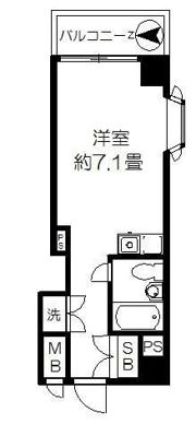 レジデンス上野の間取り画像