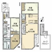 野方戸建の間取り画像