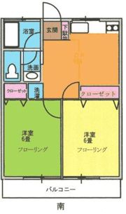 スターコーポの間取り画像