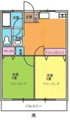 スターコーポの間取り画像