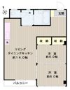 升本マンションの間取り画像