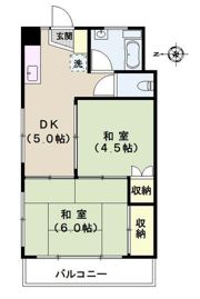 美津穂マンションの間取り画像
