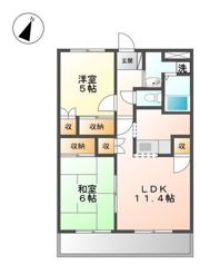 サンヒルズつつじヶ丘の間取り画像