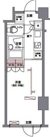 feeth神楽坂の間取り画像