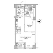 ライズ六本木永坂の間取り画像