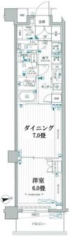 パレステージ文京江戸川橋の間取り画像