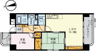 ヴィラはなぞのの間取り画像