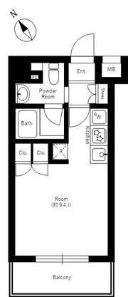 ウィスティリア大森山王の間取り画像
