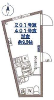 アヴァンタージュ大井町の間取り画像