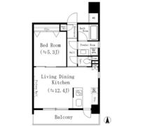 コージーコート御殿山の間取り画像