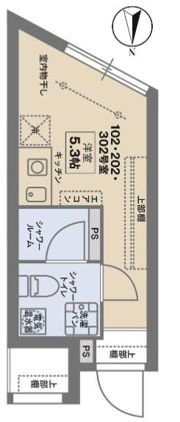 COCOFLAT蒲田EASTの間取り画像