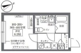 COCOCUBE北品川の間取り画像