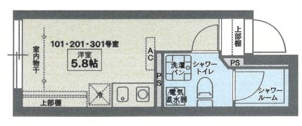 COCOFLAT東高円寺の間取り画像