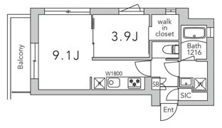 GranDuo経堂16の間取り画像