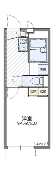 レオパレスピッコロの間取り画像
