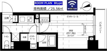 ステージファースト八丁堀の間取り画像