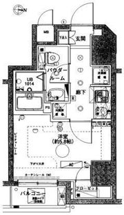 ベルグレードOMの間取り画像