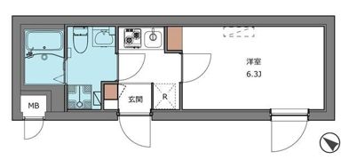 the togoshiginzaの間取り画像
