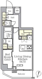 ARKMARK世田谷砧の間取り画像
