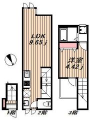 BEテラス学芸大学の間取り画像