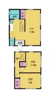 上尾市中分戸建の間取り画像